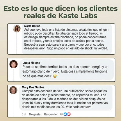 KASTE Aceite Ricino Organico
